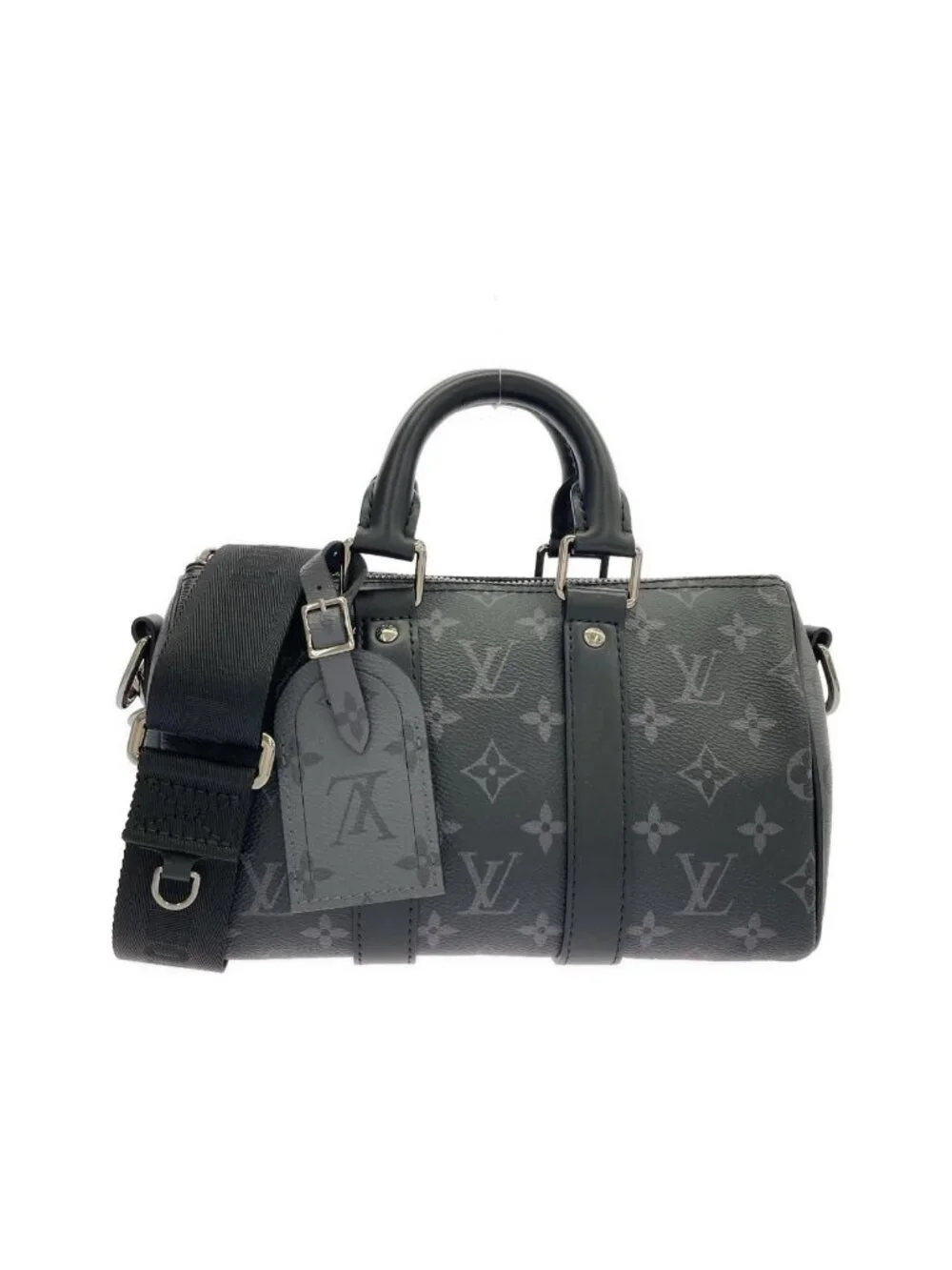 Louis Vuitton Monogram Eclipse Reverse Keepall Bandouliere 25 Boston